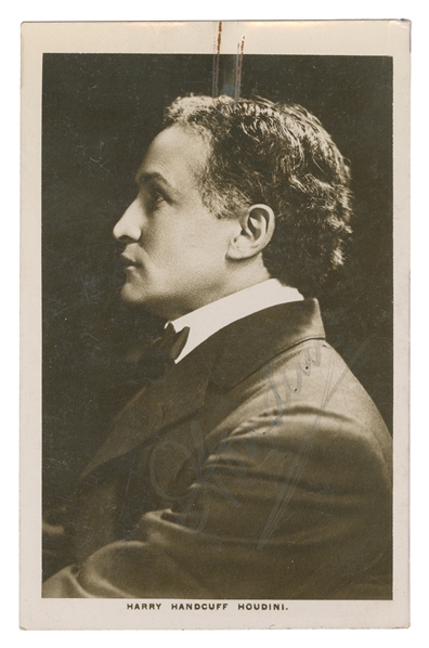  HOUDINI, Harry (Erik Weisz, 1874 – 1926). Real Photo Portra...