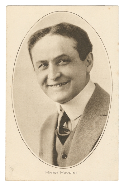  HOUDINI, Harry (Erik Weisz, 1874 – 1926). Real Photo Portra...