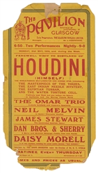  HOUDINI, Harry (Erik Weisz, 1874 – 1926). Glasgow Pavilion ...