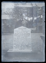  HOUDINI, Harry (Erik Weisz, 1874 – 1926). Glass Negative of...