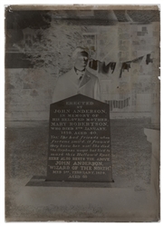  HOUDINI, Harry (Erik Weisz, 1874 – 1926). Glass Negative of...