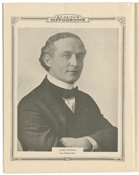  HOUDINI, Harry (Erik Weisz, 1874 – 1926). Houdini New York ...