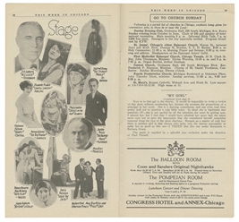  HOUDINI, Harry (Erik Weisz, 1874 – 1926). This Week in Chic...