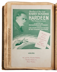  [HOUDINI] Scrapbook of Houdini Ephemera and News Clippings....