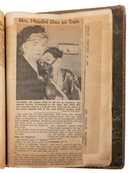  [HOUDINI] Scrapbook of Houdini Ephemera and News Clippings....