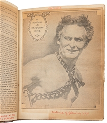  [HOUDINI] Scrapbook of Houdini Ephemera and News Clippings....