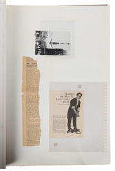  [HOUDINI] Oversize Scrapbook of Houdini Ephemera and Clippi...