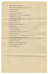  [HOUDINI] HARDEEN, Theo (1876–1945). Inventory and Price Li...