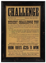  HOUDINI, Harry (Erik Weisz, 1874 – 1926). Houdini-owned pac...
