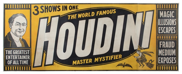  HOUDINI, Harry (Erik Weisz, 1874–1926). 3 Shows in One. The...