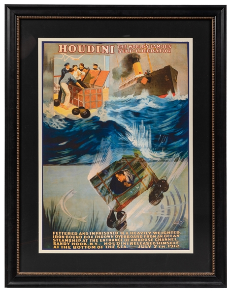  HOUDINI, Harry (Erik Weisz, 1874 – 1926). Houdini Overboard...