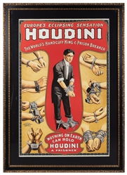  HOUDINI, Harry (Erik Weisz, 1874 – 1926). Europe's Eclipsin...