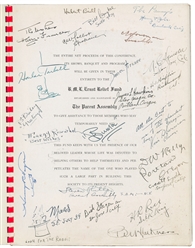  [AUTOGRAPHS - MAGICIANS] Autographed SAM 1939 National Conf...