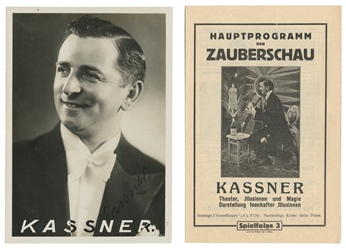  KASSNER, Alois (1887 – 1970). Group of Kassner Photos. Germ...