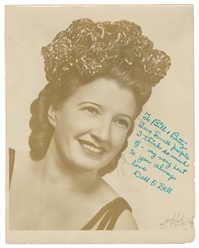  O'DELL, Dell (Odella Newton, 1902 – 62). Inscribed and Sign...
