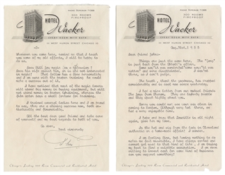  OKITO (Tobias Bamberg, 1884 – 1963). TLS from Okito to John...