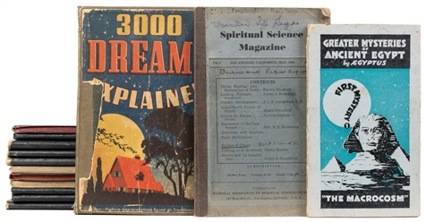  [SPIRITUALISM] Archive of Manuscripts, Notebooks, and Publi...