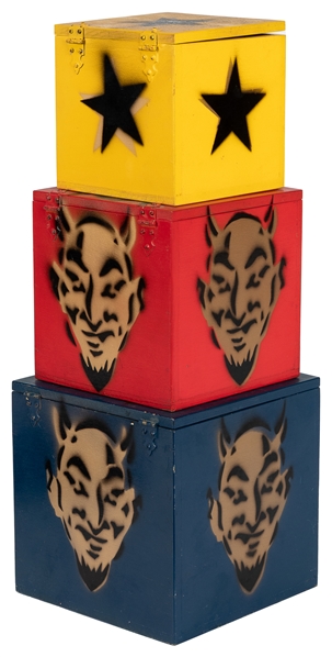  No-Assistant Nest of Boxes. Colon: Abbotts Magic Novelty C...