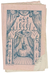  [MAGIC SET] Jeu d'Escamotage. Paris: Camus [?], 1880s. Exqu...