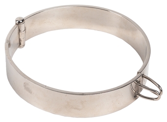  Spirit Collar. European, ca. 1900. Heavy metal collar used ...