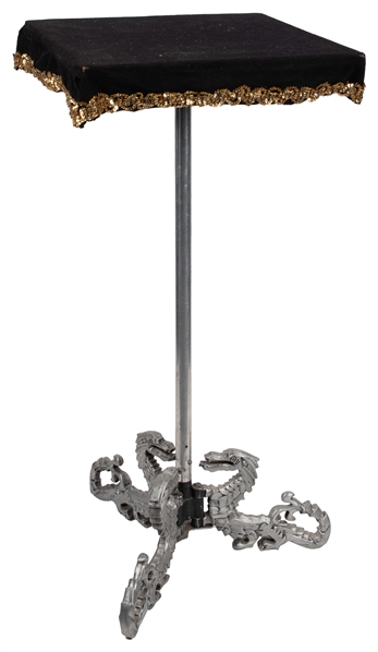  King Dragon Table. Circa 1980s. Side stand with wooden top ...