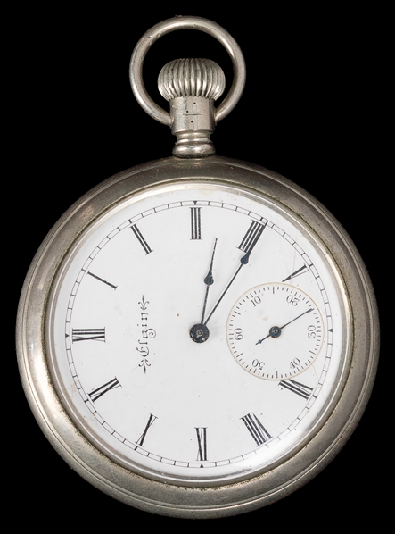  Prediction Watch. Circa 1940. Elgin pocket watch which faci...