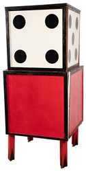 Mignon Illusion. German, 1950s. A large wooden box painted ...