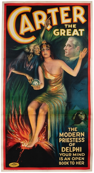  CARTER, Charles. Carter the Great. The Modern Priestess of ...