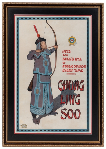  CHUNG Ling Soo (W.E. Robinson, 1861 – 1918). Hits the Bull...