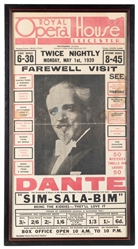  DANTE (Harry Jansen, 1883 - 1955). Farewell Visit. Dante. S...