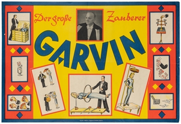  GARVIN (Schweizer Franz). Two Magic Posters. Gera: Gerth an...
