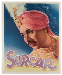  SORCAR, P.C. (1913 – 71). Sorcar. India, ca. 1950s. Color l...