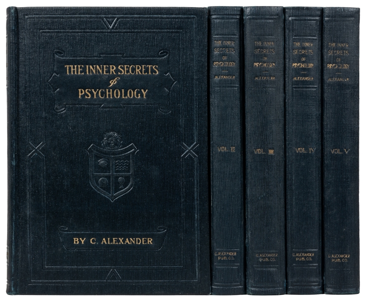  ALEXANDER, C. (1880 - 1954). The Inner Secrets of Psycholog...