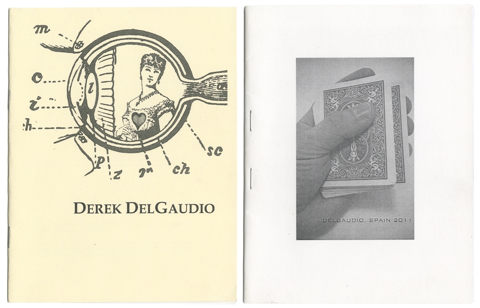  DELGAUDIO, Derek (b. 1984). Two Lecture Notes. Including: D...