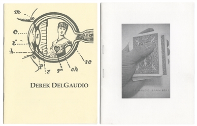  DELGAUDIO, Derek (b. 1984). Two Lecture Notes. Including: D...