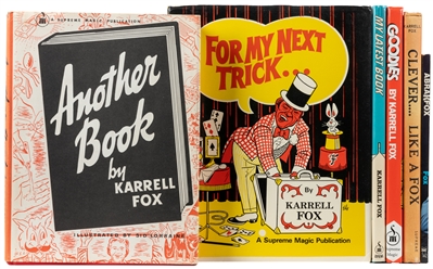  FOX, Karrell (1928 – 98). Group of 7 Titles by Fox, Four In...
