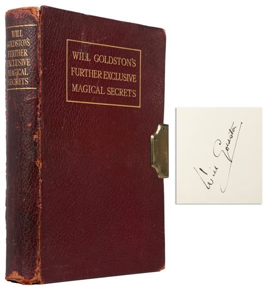  GOLDSTON, Will (1878 – 1948). Further Exclusive Magical Sec...