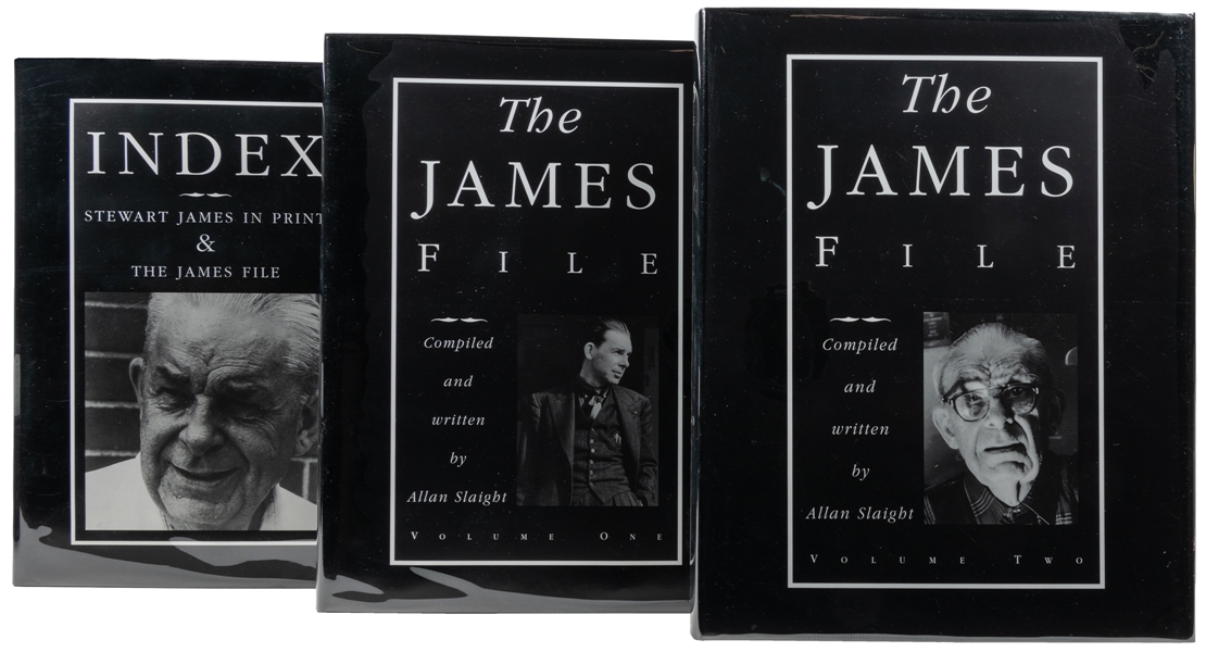  [JAMES, Stewart (1908 – 1996)]. SLAIGHT, Allan. The James F...