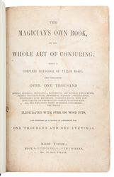  Magicians' Own Book, (The). New York: Dick & Fitzgerald, 18...