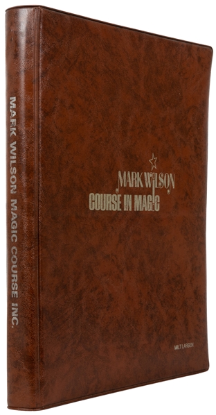  WILSON, Mark (1929 – 2021). Mark Wilson Course in Magic. (N...