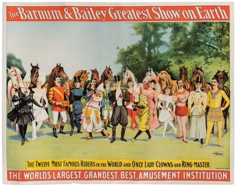  Barnum & Bailey Greatest Show on Earth / The Twelve Most Fa...
