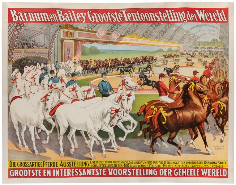  Barnum & Bailey / Grossartige Pferdo-Ausstellung. Cincinnat...