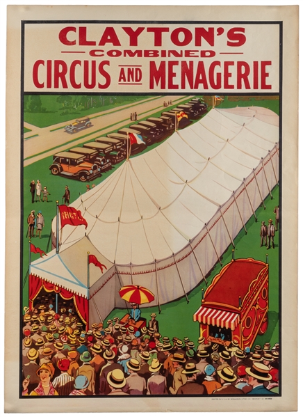  Claytons Combined Circus and Menagerie. Newport: Donalson ...