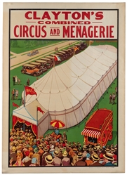  Clayton's Combined Circus and Menagerie. Newport: Donalson ...