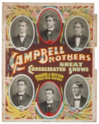 Campbell Brothers Great Consolidated Shows. 