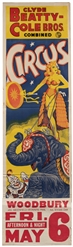  Group of 7 Circus Panel Posters, Plus 2 Heralds. [V.p., ca....
