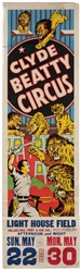  Group of 7 Circus Panel Posters, Plus 2 Heralds. [V.p., ca....