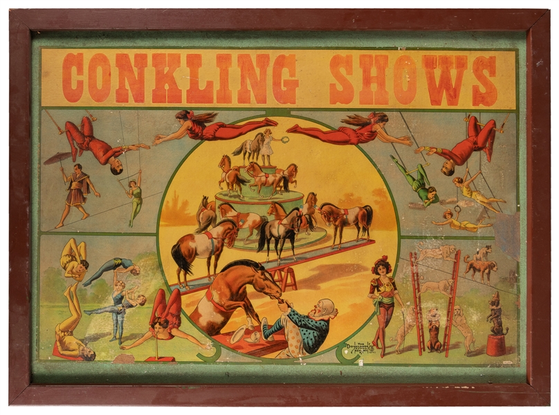  Conkling Shows Circus Stock Poster. Newport, KY: The Donald...