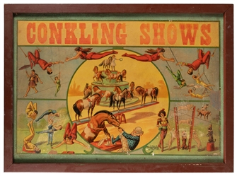  Conkling Shows Circus Stock Poster. Newport, KY: The Donald...