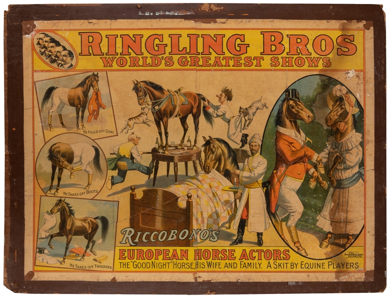  Ringling Bros. / Riccobonos European Horse Actors. Cincinn...